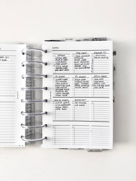 Planner Inserts | List Maker – Fancy Plans Co