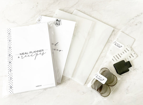 Monthly Meal Planner Bundle | HALF YEAR < PRINTED & SHIPPED >