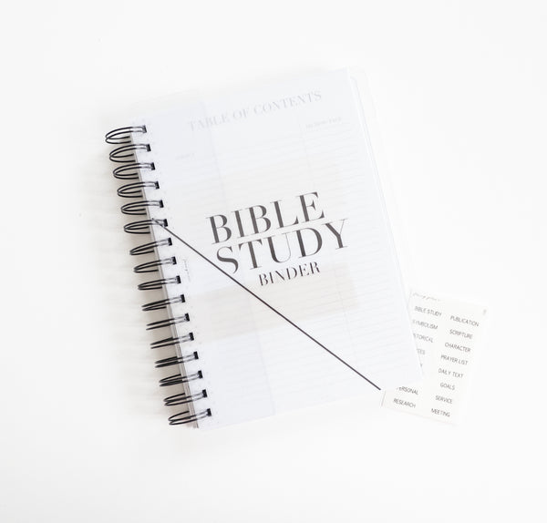 Bible Study Coil Planner Bundle  | FROSTED COVER