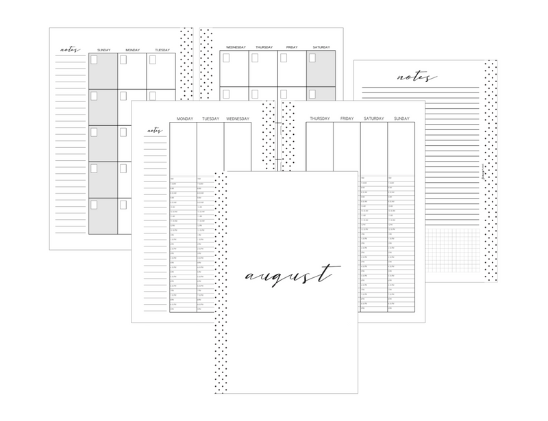 1-Year of our Best-Selling Layouts [Sampler] <Un-Dated PRINTED AND SHIPPED>