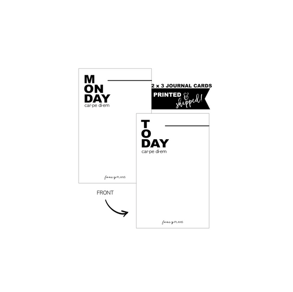 2 X 3 Days Of The Week Journal Task Cards