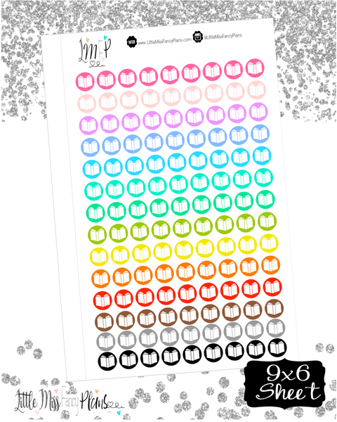 Book Dots Stickers – Fancy Plans Co