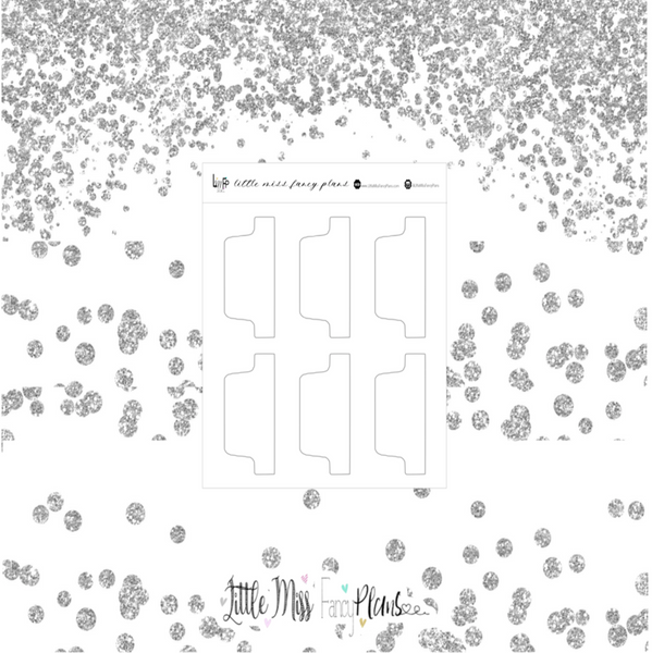 White MINI and CLASSIC Tabs – Fancy Plans Co