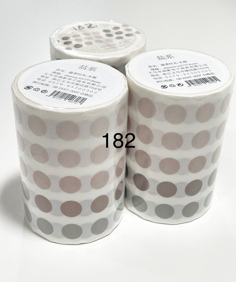 Washi Tape Dots Roll