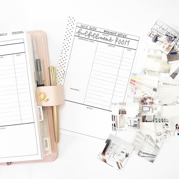 Project Planner Fill Paper – Fancy Plans Co
