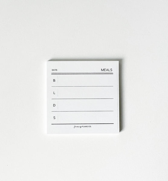 Meals Sticky Notes | 3 x 3in. – Fancy Plans Co