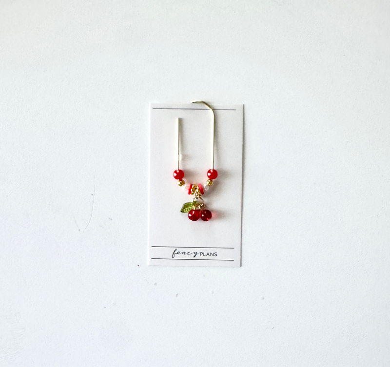 Fancy Charms Paperclips | 3D Cherry – Fancy Plans Co