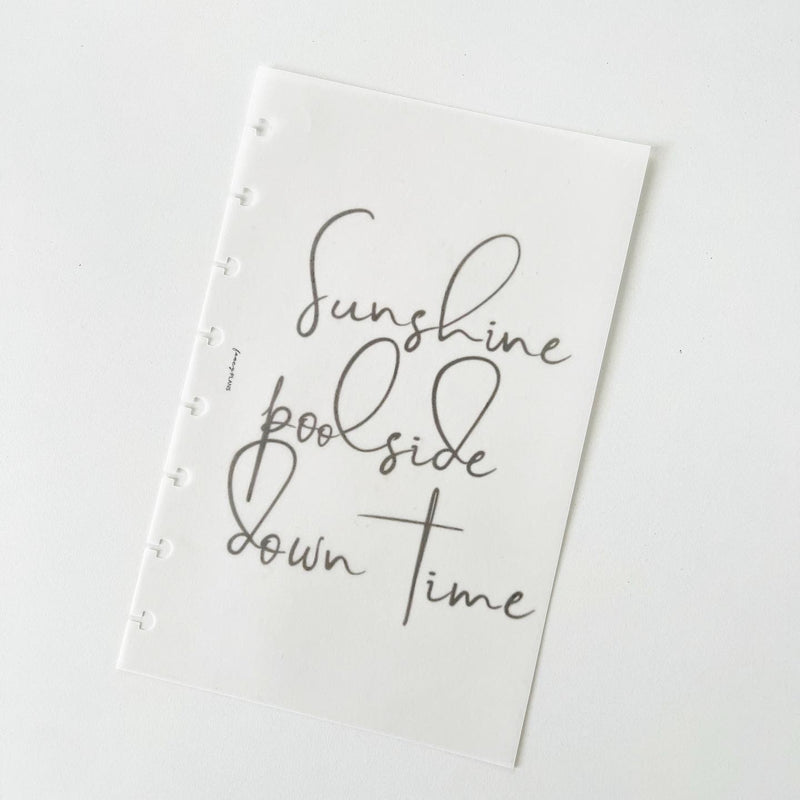 Abstract Summer Quote  | Vellum Dashboard