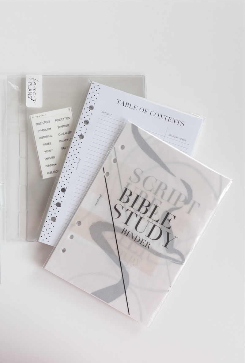 Bible Study Binder Bundle