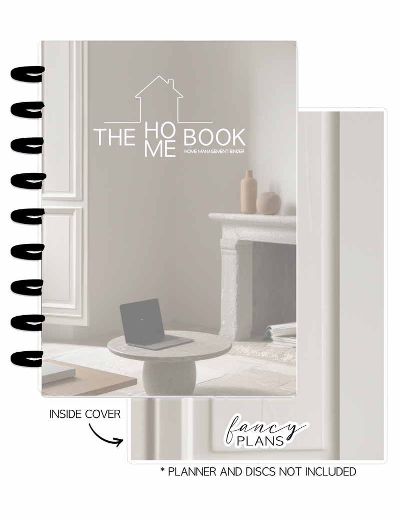 Cover Set of 2 THE HOME BOOK Fireplace