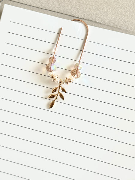 Fancy Charms Paperclips | Iridescent with leaves – Fancy Plans Co