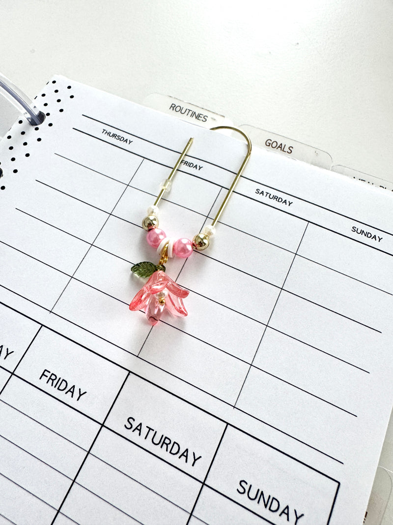 Fancy Charms Paperclips | 3D Flower – Fancy Plans Co