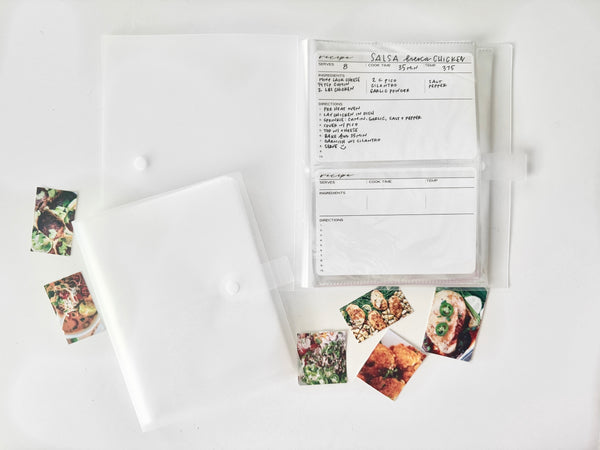 Recipe Card Binder