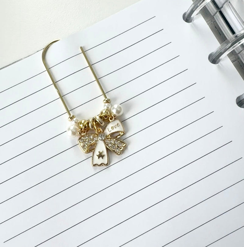 Fancy Charms Paperclips | Love Bow – Fancy Plans Co
