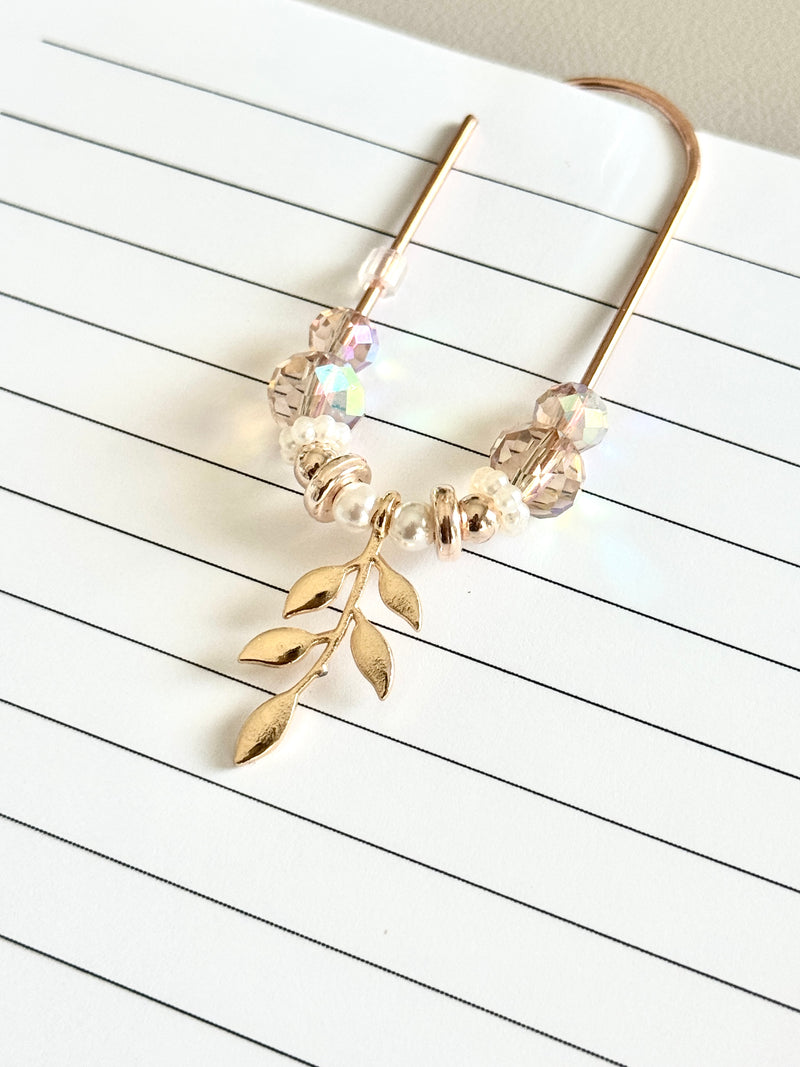 Fancy Charms Paperclips | Iridescent with leaves – Fancy Plans Co