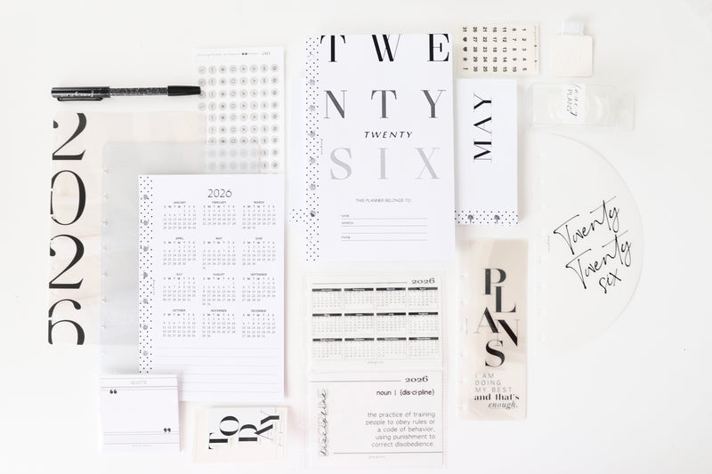 2025 Planner Stationery Box - Family Planner V2 Layout