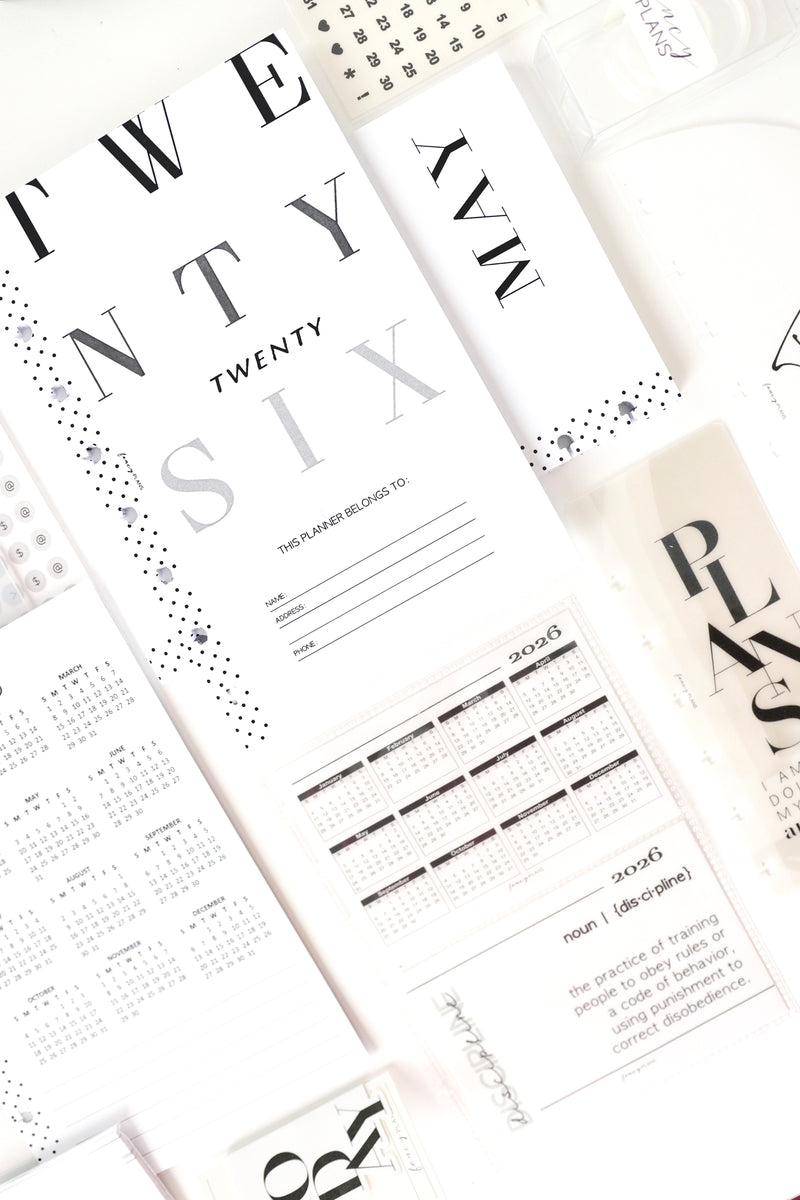 2025 Planner Stationery Box - Family Planner V2 Layout