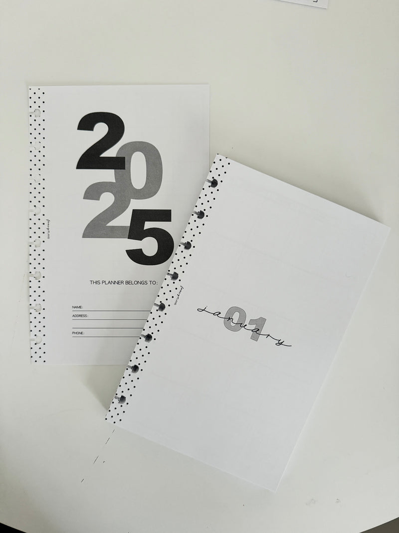 2025 Planner Stationery Box - Horizontal Layout