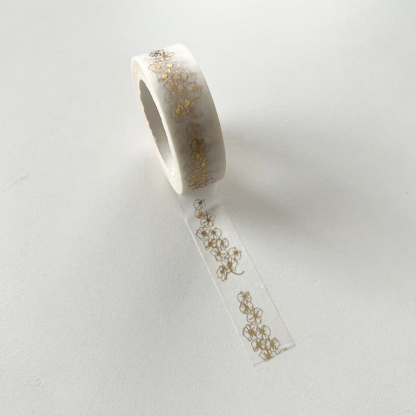 Gold Foil Washi Tape | 15mm