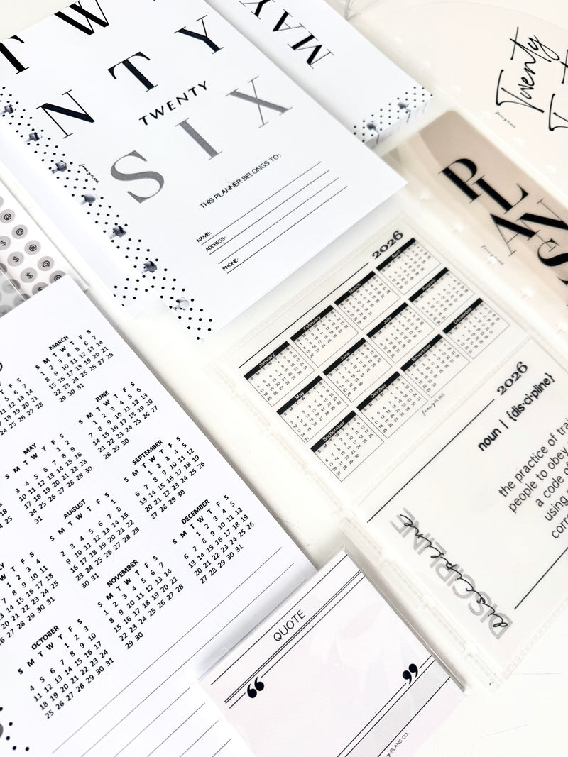 2026 Planner Stationery Box - Early BFCM Sale - DO NOT ADD AND ADDITIONAL DISCOUNT CODES!