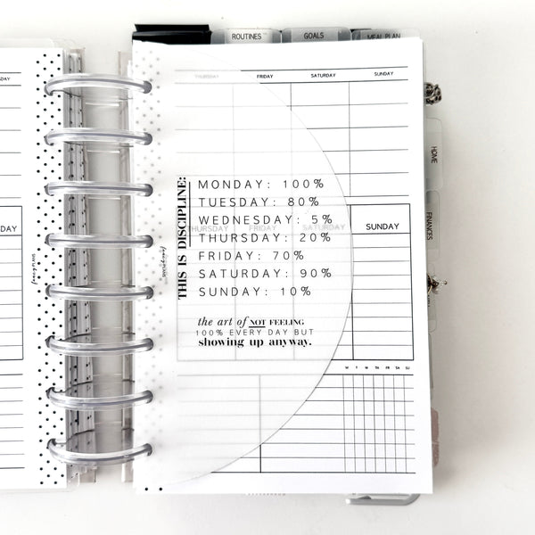 This is Discipline | Semi-Circle Dashboard