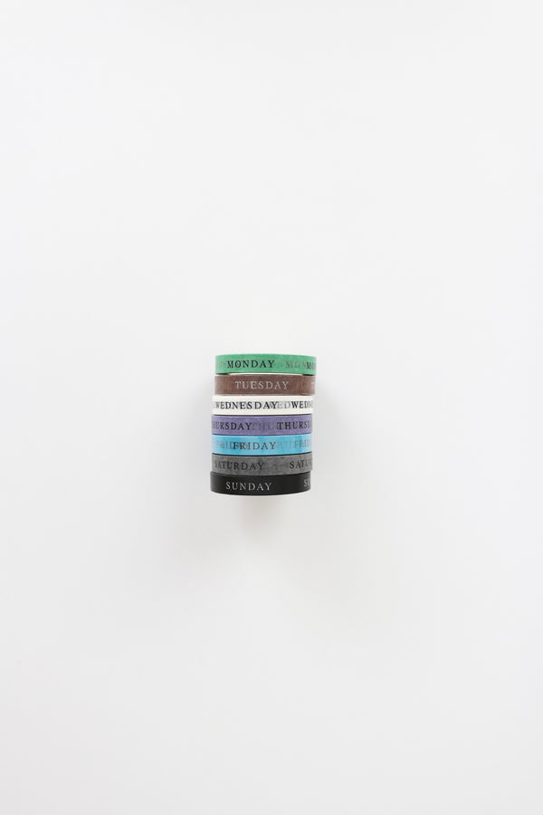 Weekday Washi Tape | 6 mm