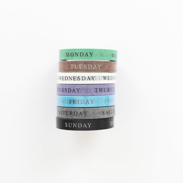 Weekday Washi Tape | 6 mm