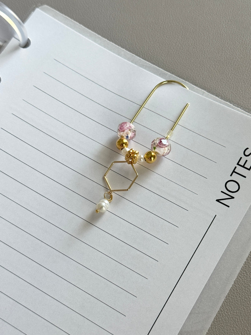 Fancy Charms Paperclips | Hexagon Floral – Fancy Plans Co
