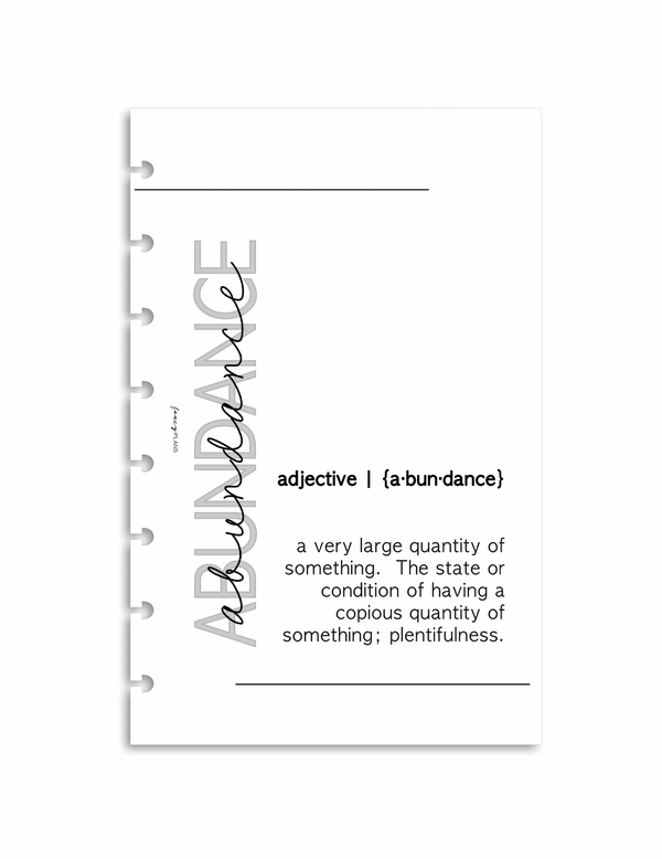 WOY Dashboard [ ABUNDANCE ]