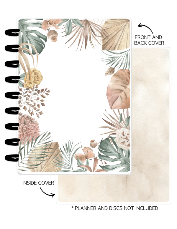Cover Set of 2 MODERN OASIS Floral Wreath