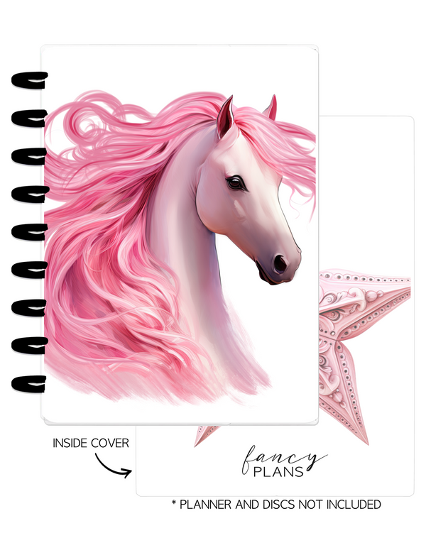 Cover Set of 2 COTTON CANDY COWGIRL Horse