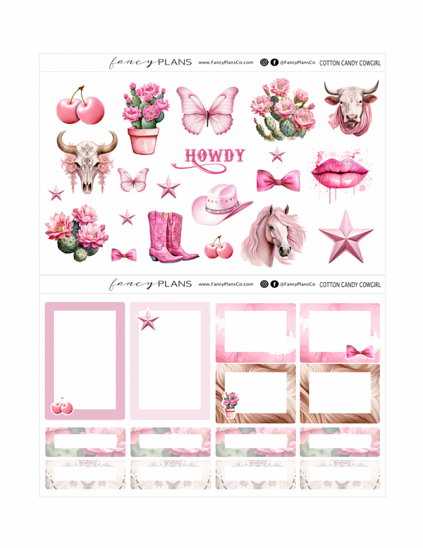 Cotton Candy Cowgirl | BOXES + ICONS