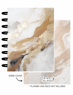 Cover Set of 2 MODERN ABSTRACT GOLD Marble