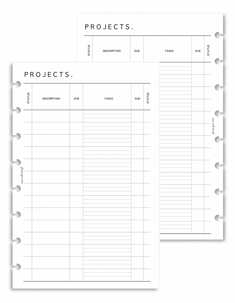 Project Tracker | Digital Download