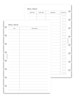 Meal Ideas | Digital Download