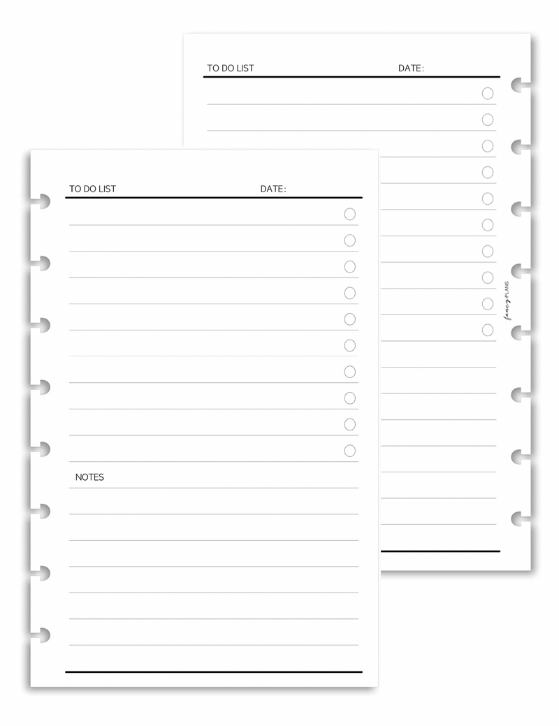 To Do List Notes