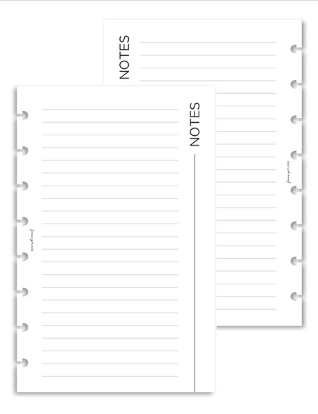 Fancy Notes Download Minimal Notes | Digital Download – Fancy Plans Co
