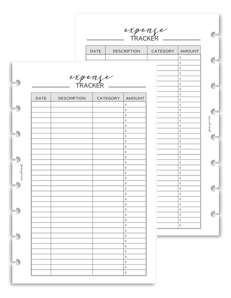 Expense Tracker | Digital Download – Fancy Plans Co