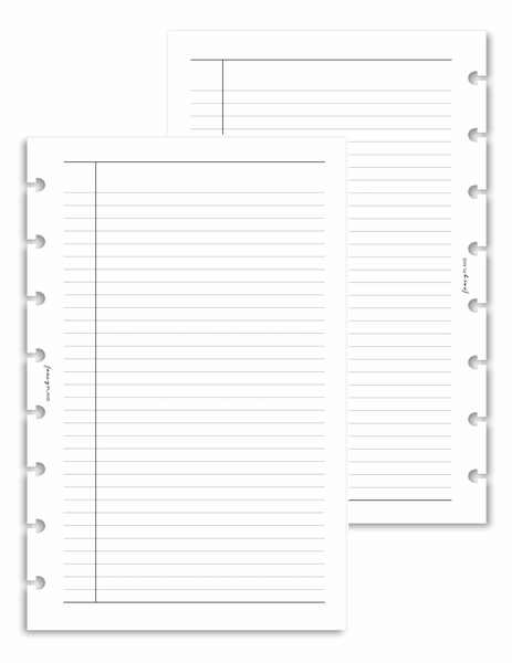 Ruled Notes | Digital Download – Fancy Plans Co