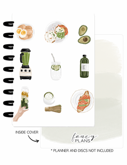 Cover Set of 2 SELF LOVE Food Icons