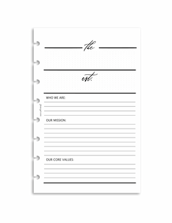 Family Mission Statement | Dashboard