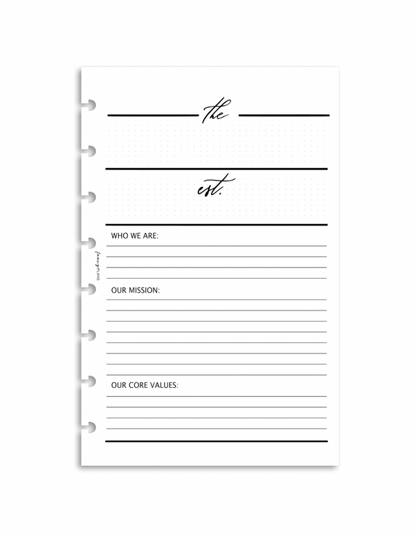 Family Mission Statement | Dashboard