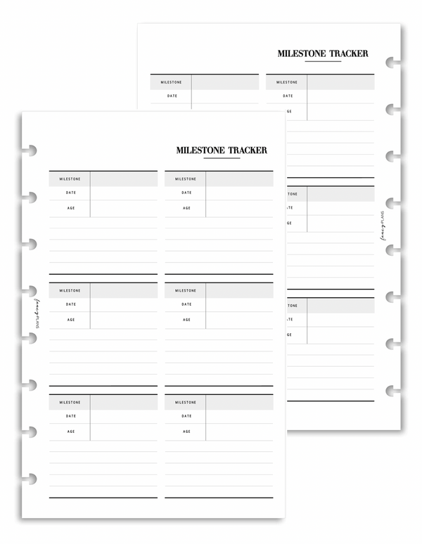 Milestone Tracker