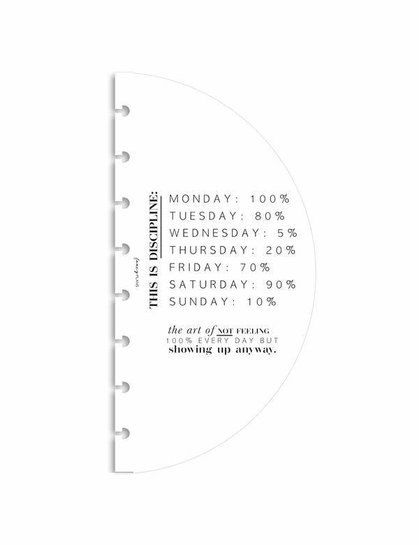 This is Discipline | Semi-Circle Dashboard