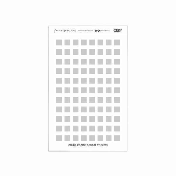 Color Coding  | SMALL SQUARES