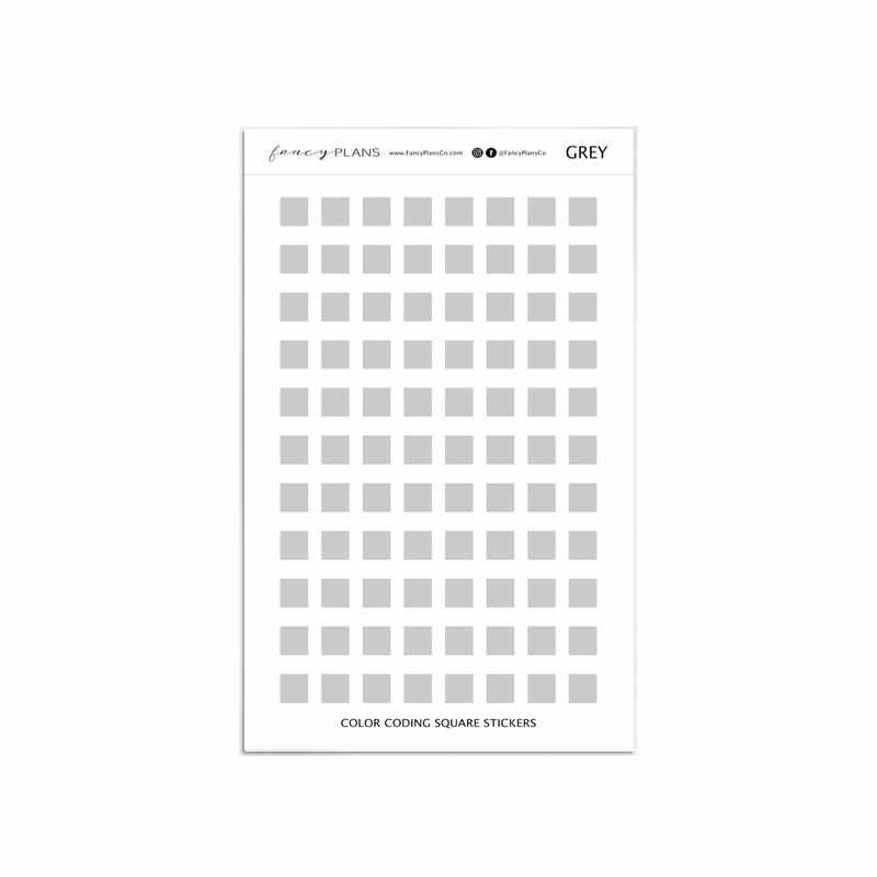 Color Coding  | SMALL SQUARES