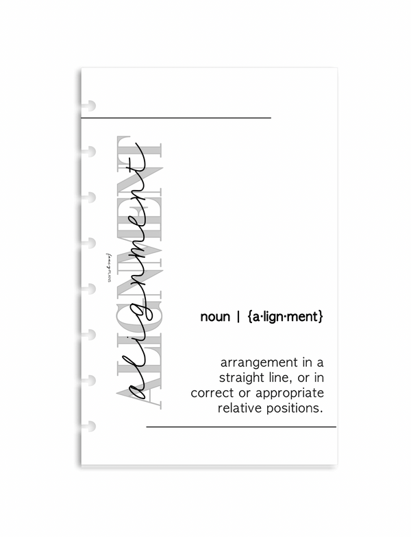 ALIGNMENT | WOY Dashboard