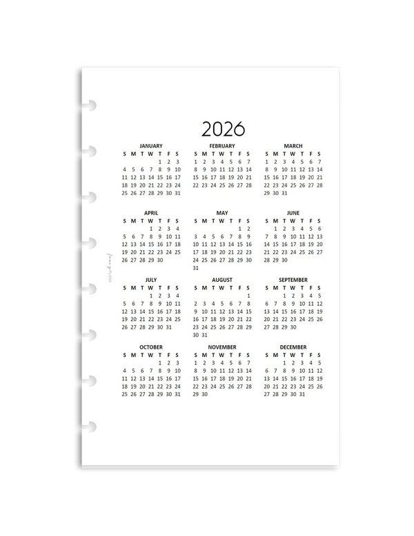 Year at a Glance | Dashboard