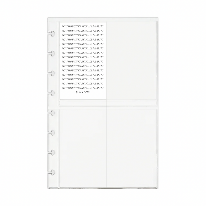 My Thoughts Become Reality | 2 X 3 in Laminated Journal Cards