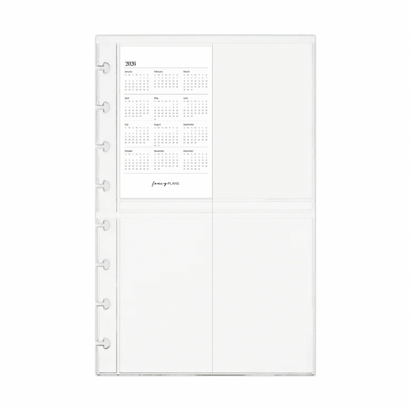 Yearly Calendar | 2 X 3 in Laminated Journal Cards